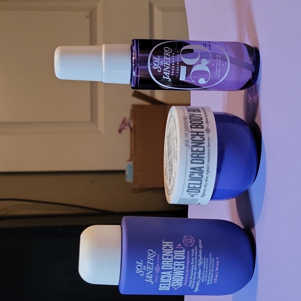 Sol de Janeiro Delicia Drench 59 Shower Oil, Body Butter & Perfume Mist Set - Picture 3 of 8